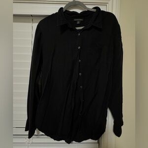 Saks Fifth Avenue Classic Black Shirt